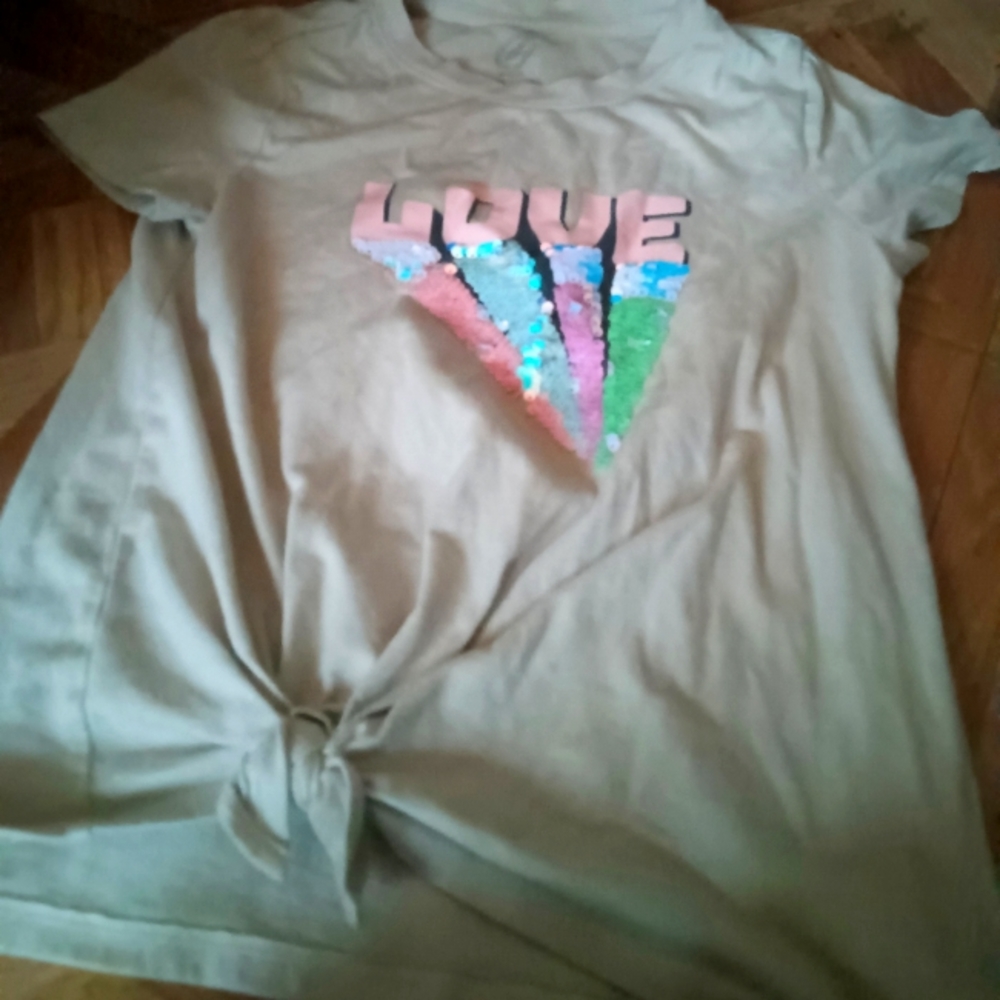 Short sleeve love color changing t-Shirt